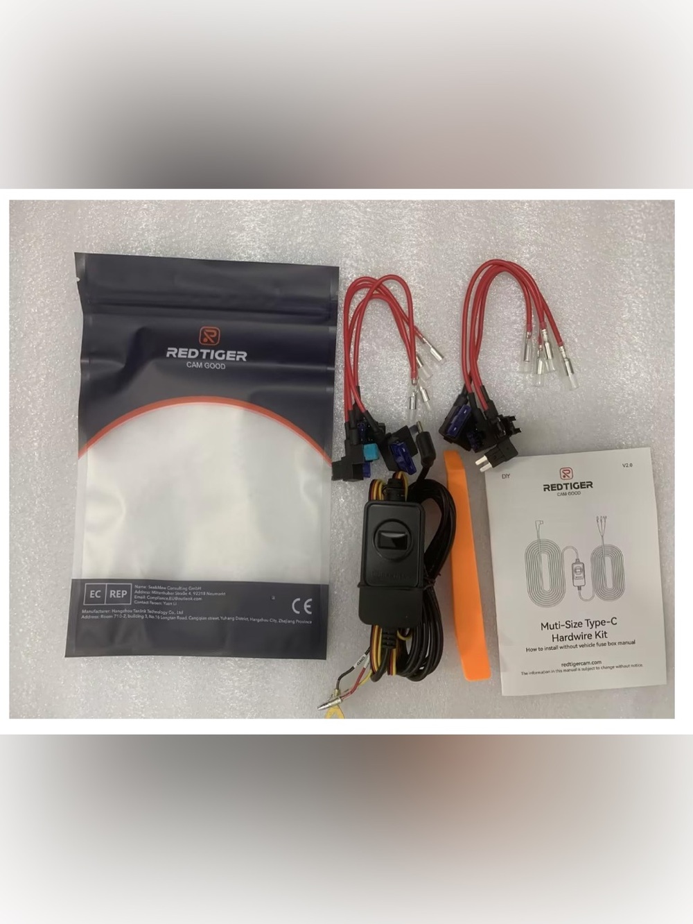 REDTIGER F7N Dash Cam Hardwire Kit